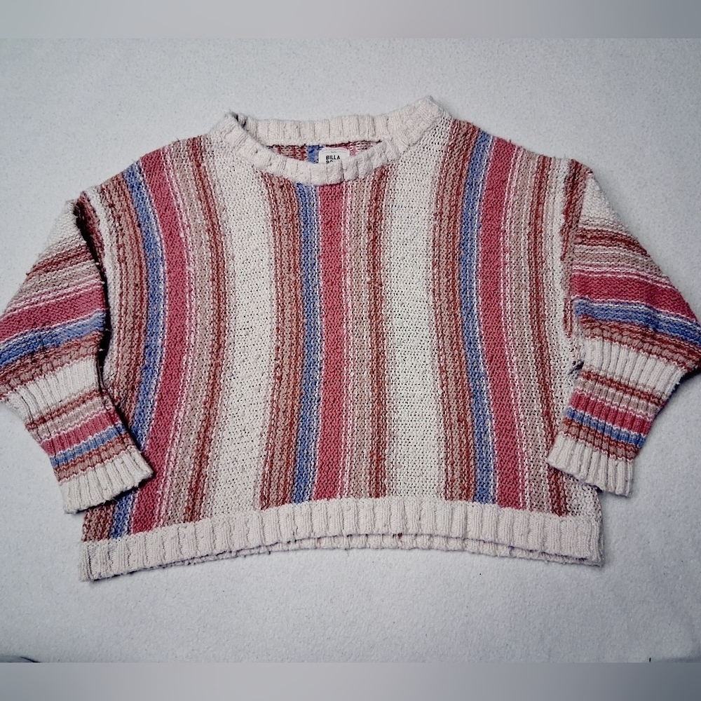 4/20$ Billabong Multicolor Striped Kids Sweater